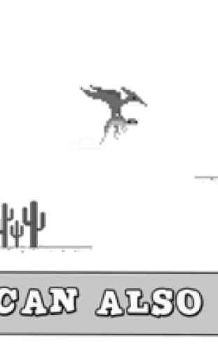 Dinossauro Ferramenta pulando Steve : 8bit Jogo 2