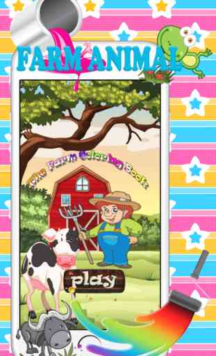 coloring book animal farm fun games for free kid 1