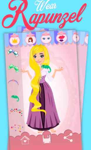 Dress Up - Princesa Rapunzel 1