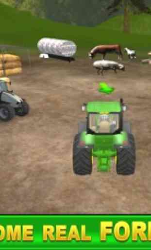 Fazenda Simulador Jogos : Diesel Trator Colheita 4