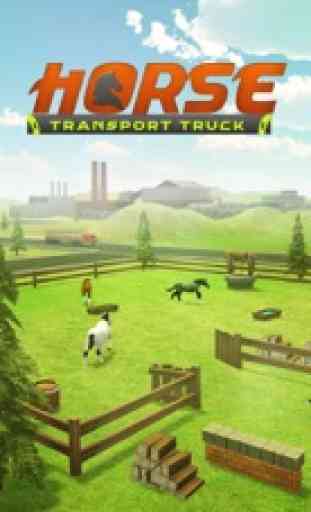 Cavalo Transporte Truck Simulator 3D 3