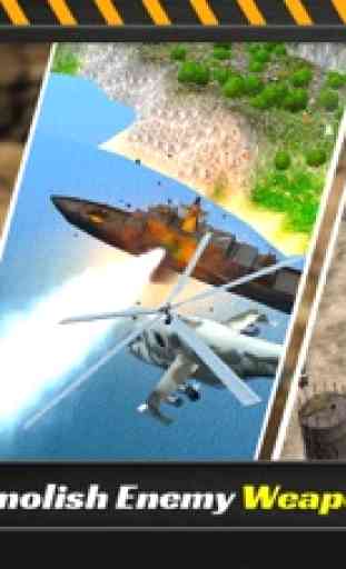Helicopter War Shooting 3D: Avião Air Battle Pro 3