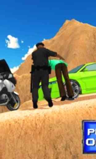 Monte polícia moto dirigindo e moto equitação sim 3