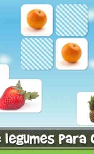Jogo para crianças com frutas e legumes português- fotos quiz e jogo da memória crianças 1