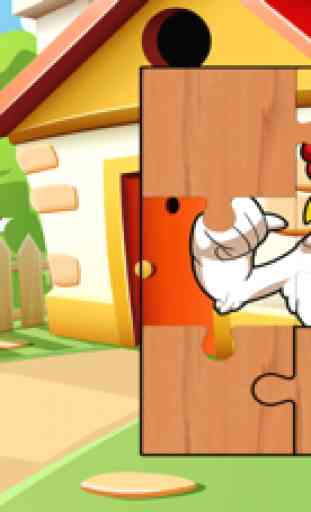 Farm baby games and animal puzzles for kids 3