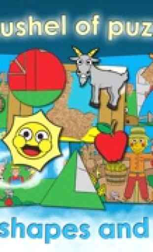 Farm Games Animal Puzzles Para Crianças, Toddlers 1