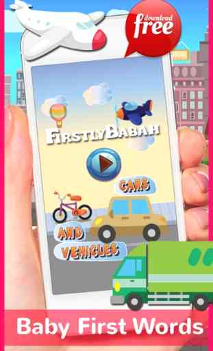 FirstlyBabah ABC Kids First Words Car And Vehicles 1