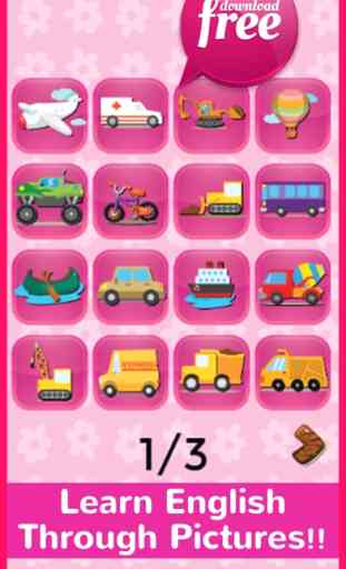 FirstlyBabah ABC Kids First Words Car And Vehicles 2