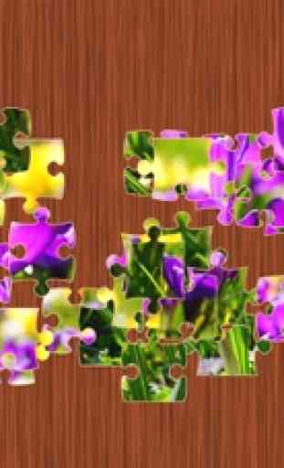 Flower Jigsaw Puzzle Box Learning for Kids 3