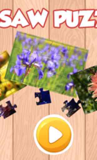 Flower Jigsaw Puzzle Games HD grátis 1