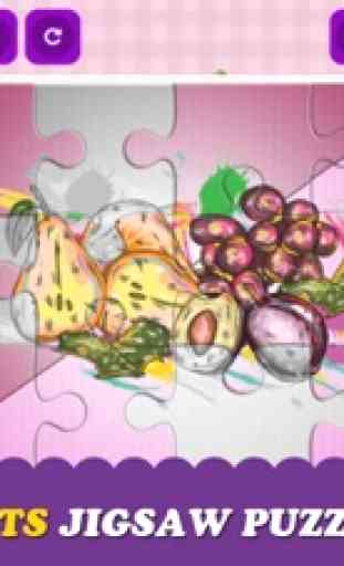 Frutas animadas Jigsaw Puzzle Games 3