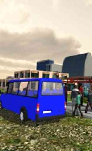 Simulador de passeio de minibús 2017 e condução 3