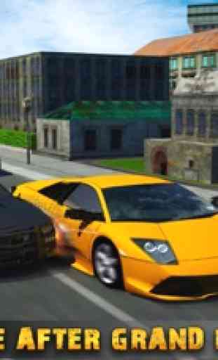 Polícia Perseguir Carro Escapar: Corrida Mania 3D 1