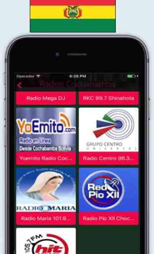 Radios Bolivia FM & AM - Estações de Rádio ao Vivo 3