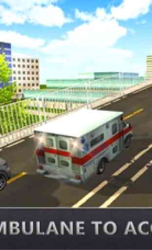 verdadeira ambulância de resgate de condução - jog 2