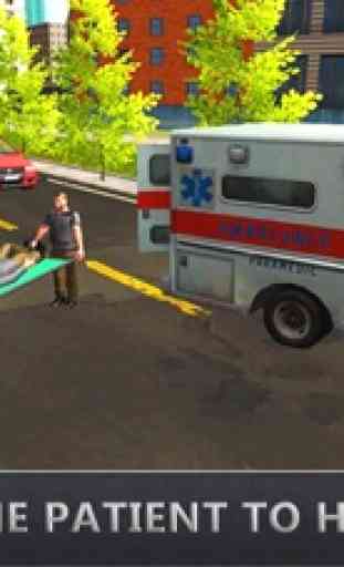 verdadeira ambulância de resgate de condução - jog 4