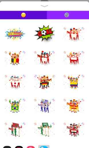 Etiquetas do emoji do futebol 3