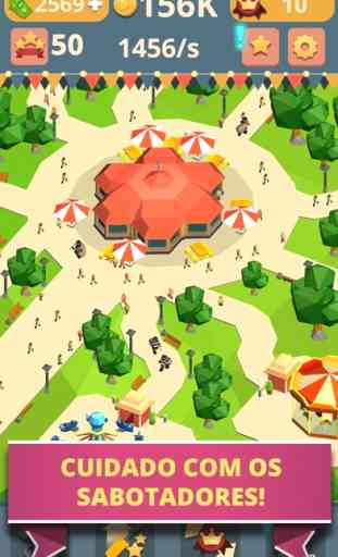Theme Park Clicker: Jogos Idle 3