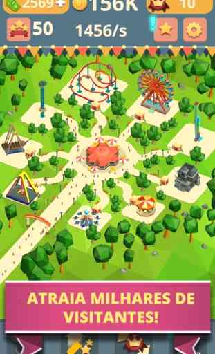 Theme Park Clicker: Jogos Idle 4