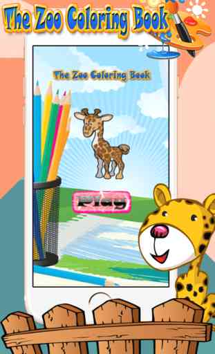 Coloring Book Animal Zoo Fun Games For Free Kid 1