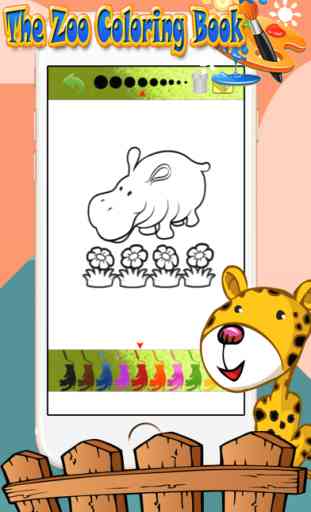 Coloring Book Animal Zoo Fun Games For Free Kid 4