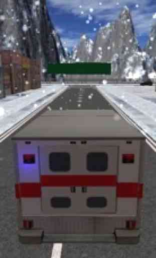 Inverno ambulância simulador 3