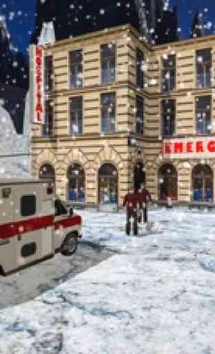 Inverno ambulância simulador 4