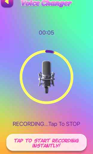 Mudança de voz efeitos sonoros e áudio gravador 2