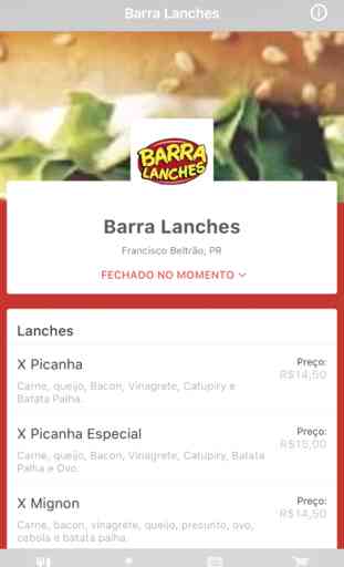 Barra Lanches Delivery 1