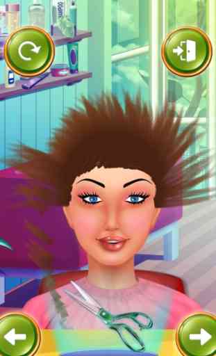 Cabeleireira jogo para meninas : salão de cabeleireiro para menina ! 4