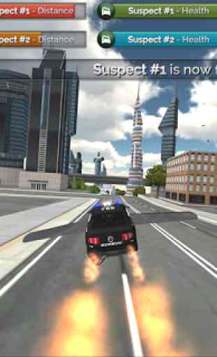 Flying Police Car Chase 4