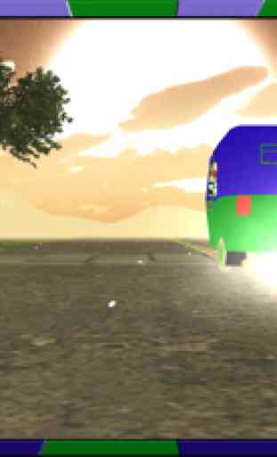 Aventureiro passeio de Tuk Tuk Auto Rickshaw Simul 1