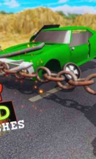 Chained Car Crash Beam Driving 3