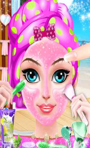 Crazy Girl Beach Party : Seaside Makeup Games 2