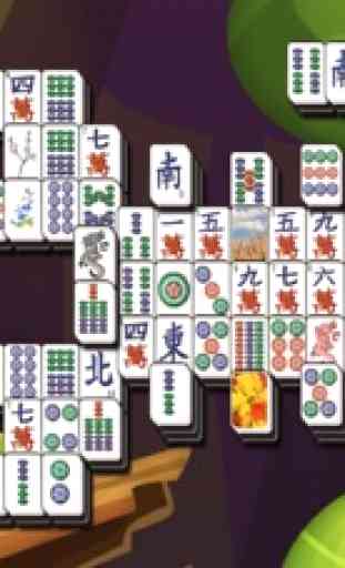 Mahjong azulejos mundo - solitário correspondente 1