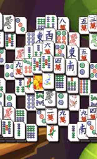 Mahjong azulejos mundo - solitário correspondente 2