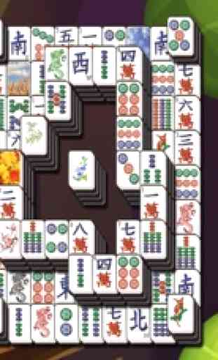 Mahjong azulejos mundo - solitário correspondente 3