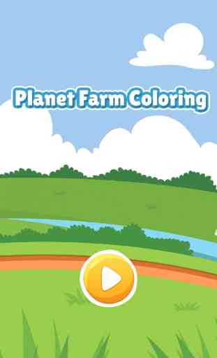 Planet of farm coloring book for kids games 1