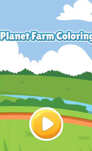 Planet of farm coloring book for kids games 4