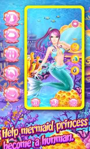 Princess Mermaid Ocean Salon Games 3