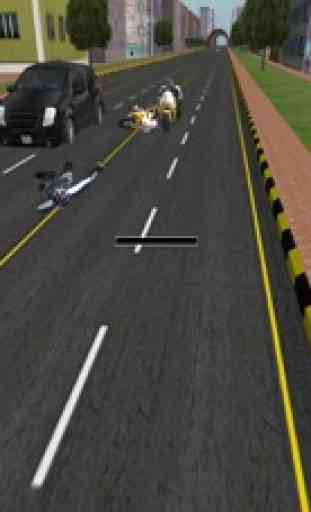 Real Traffic Bike Ataque: Road Rush Death Race 4