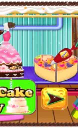 Jogos de simulador de fábrica de bolo de casamento 1