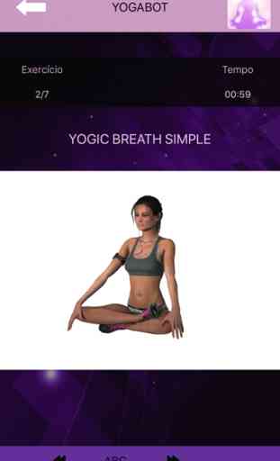 Posições de yoga - YogaBot 1