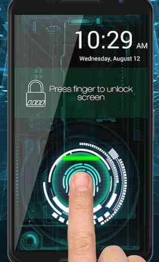 Fingerprint Screen Lock Prank 1
