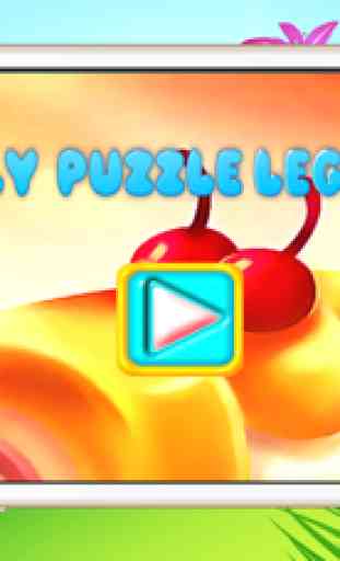 Jewel Puzzle Block Launcher Legend - Tasty Jelly and torrid blaze Bricks 3