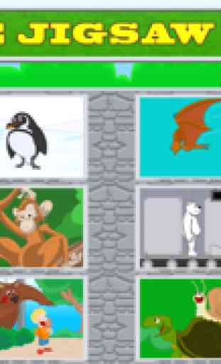 JigSaw Zoo Quebra-cabeças de animais - Um quebra-cabeça animado para crianças com divertidos animais de desenho! 4