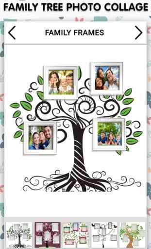 Árvore genealógica: quadros de 1