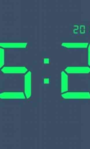 Relógio digital - LED alarme 3