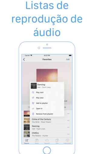 Musicbox: leitor áudio Dropbox 3