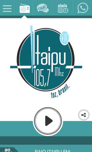 Rádio Itaipu FM 105,7 MHZ 1